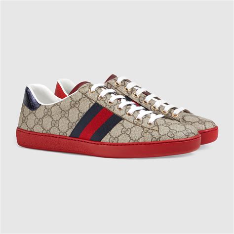 gucci ace supreme sneakers.